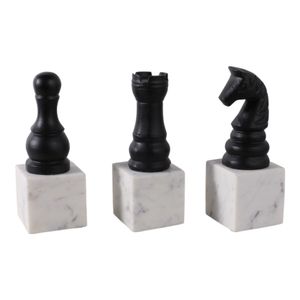 CLEOWOOD SET OF 3 BLACK DECOR 9 (IN) 3