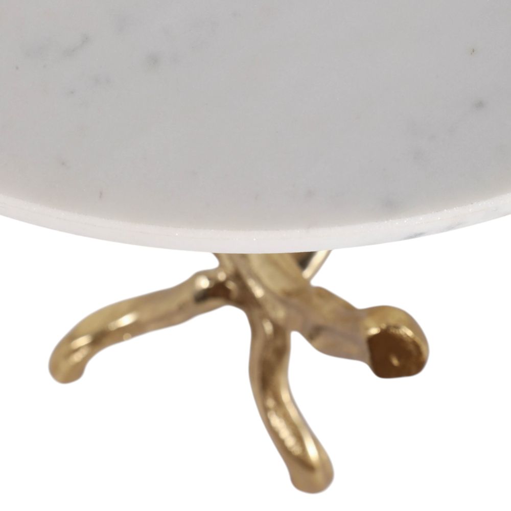 BRAE WHITE TABLE 22 (IN)