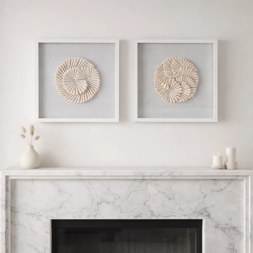 NILEWICK SET OF 2 IVORY ART 20 (IN)