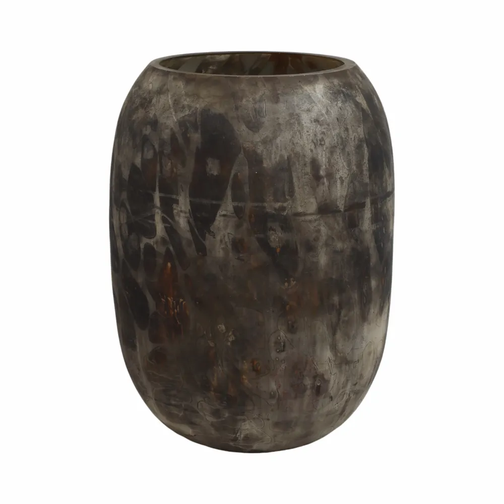 HENDONSIDE BROWN GLASS VASE 18 (IN)