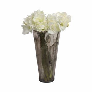 FARGOBURN BROWN GLASS VASE 20 (IN) 3