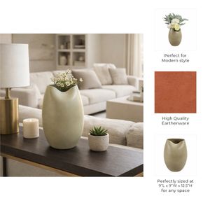 GAIGEMORE BROWN VASE 13 (IN) 10