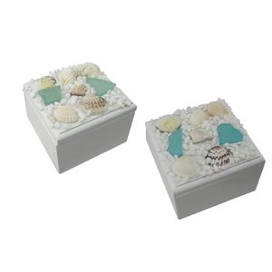 3" TREASURE BOX W/SHELLS 2-ASST. 1