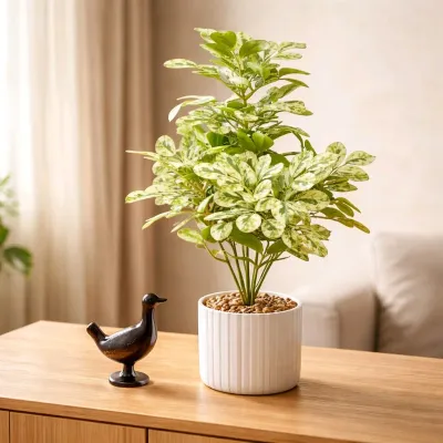 Fesh Gathered Greens Pot 19in