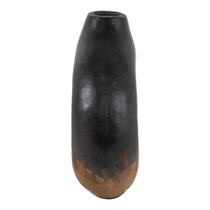 HANKPORT BLACK VASE 10 (IN) 5