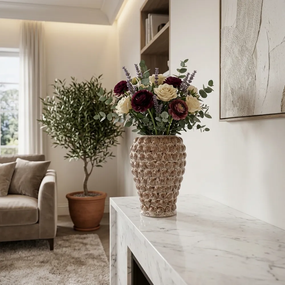 BRYSONVIEW BROWN VASE 11 (IN)