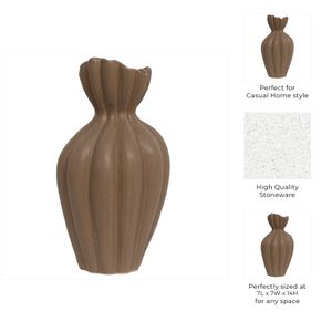 ERWINGROVE BROWN VASE 14 (IN) 9