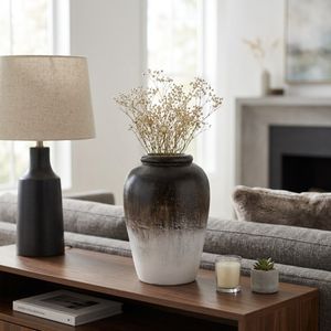 WILSONMOOR WHITE VASE 13 (IN) 2