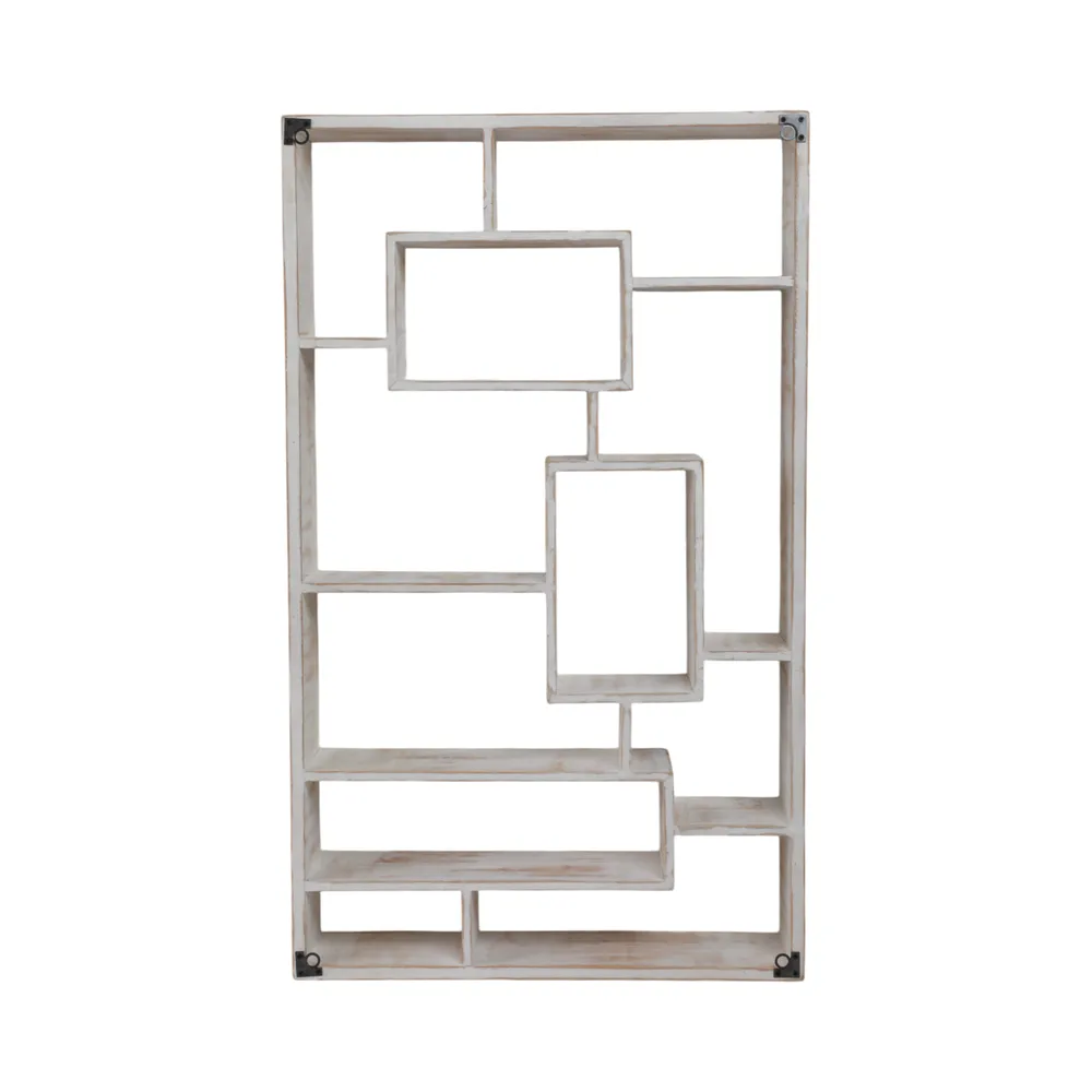 RAFETON WHITE WALL SHELF 39 (IN)