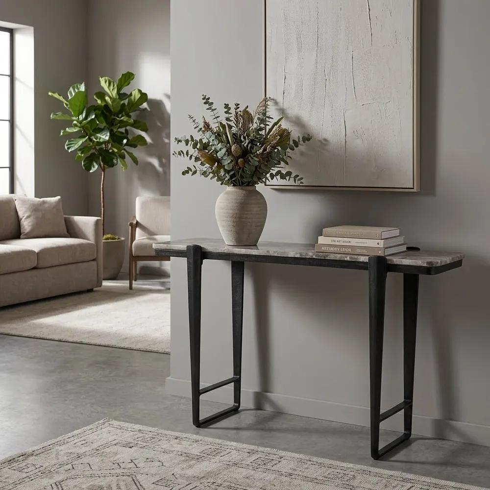 WAYLANDWAY GRAY CONSOLE 33 (IN)