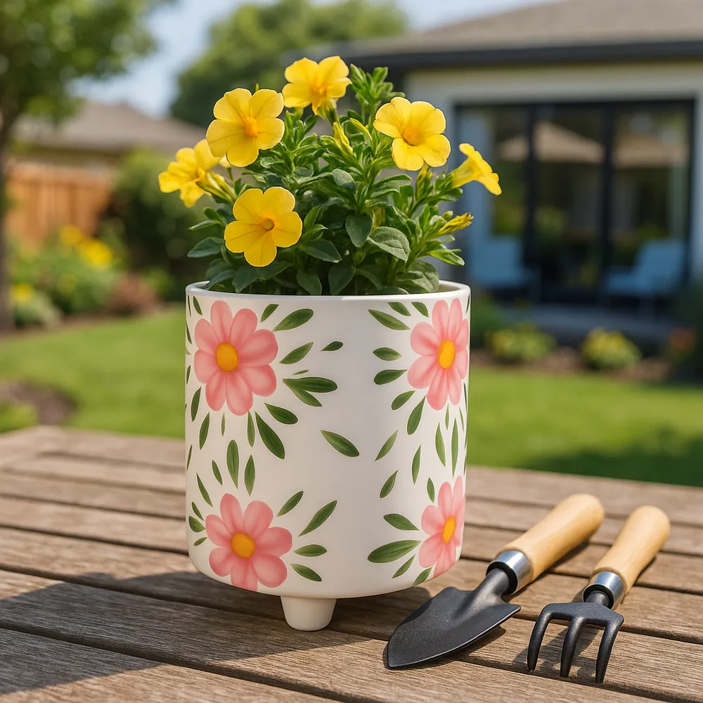 ALMAWAY WHITE PLANTER 6 (IN)