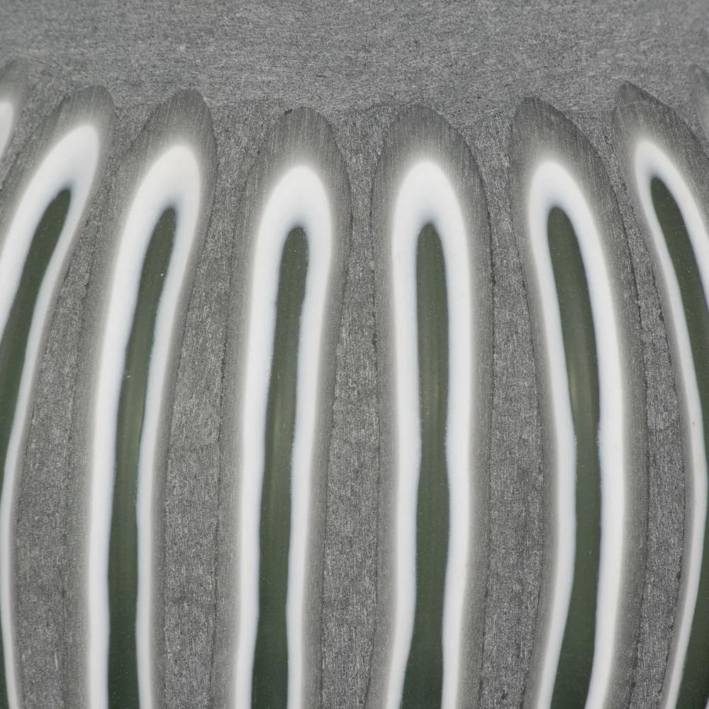 HAMDENSIDE GREEN GLASS VASE 12 (IN)