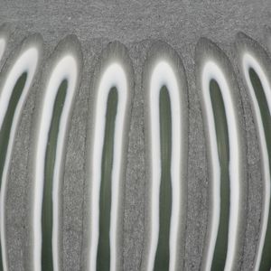 HAMDENSIDE GREEN GLASS VASE 12 (IN) 5