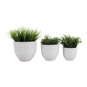 HAYFORDWAY SET OF 3 WHITE PLANTER 8 (IN) 3