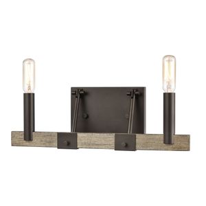 Transitions 14'' Wide 2-Light Vanity Light - Oil Rubbed Bronze 1
