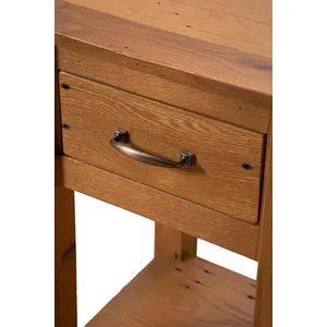 Heritage Oak One Drawer Nightstand 10