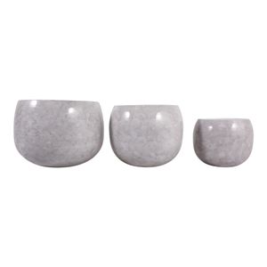JAKEWICK SET OF 3 IVORY PLANTER 11 (IN) 6