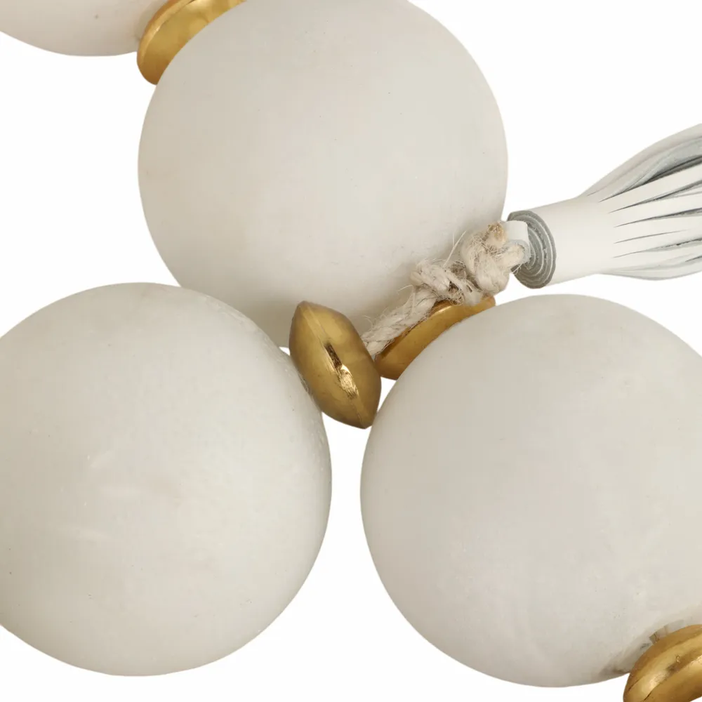 CALVINDALE IVORY BEAD 3 (IN)