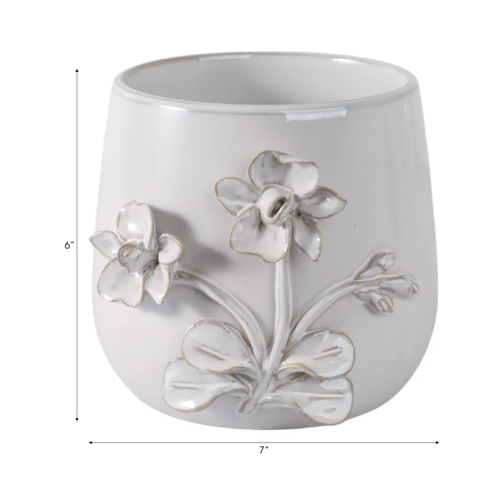 VINSONRUN IVORY PLANTER 6 (IN)