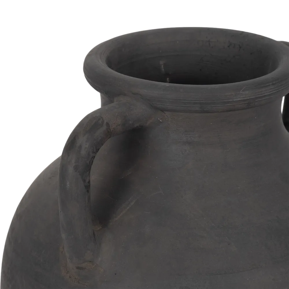 DRAKEWELL BLACK VASE 13 (IN)