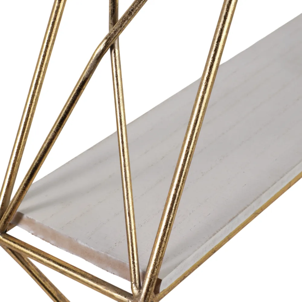 INGRIDHAVEN GOLD WALL SHELF 21 (IN)