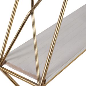 INGRIDHAVEN GOLD WALL SHELF 21 (IN) 6
