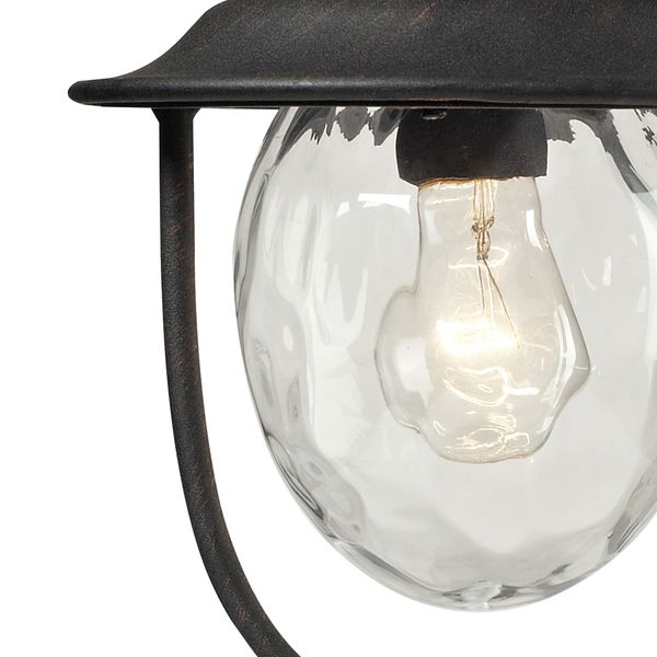 Searsport 15'' High 1-Light Outdoor Post Light - Weathered Charcoal