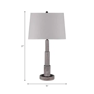 BOLTONWICK WHITE LAMP 28 (IN) 6