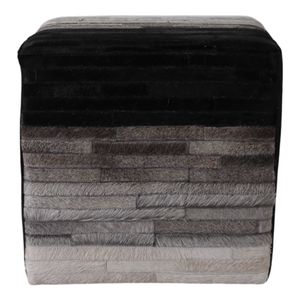 SPARROWSTONE BLACK OTTOMAN 18 (IN) 4