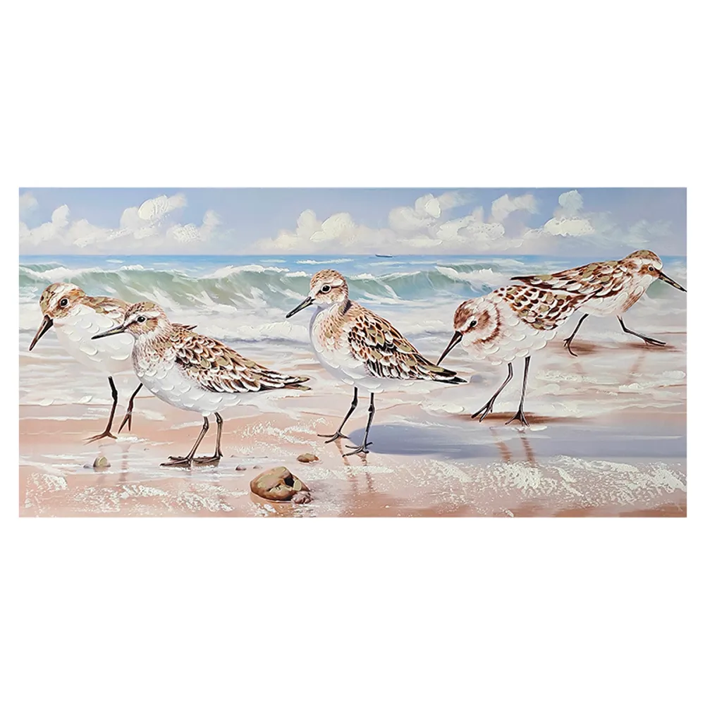 47-1/4" SEA BIRDS CANVAS ART