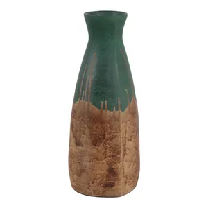 DARIENMILL GREEN VASE 17 (IN) 4