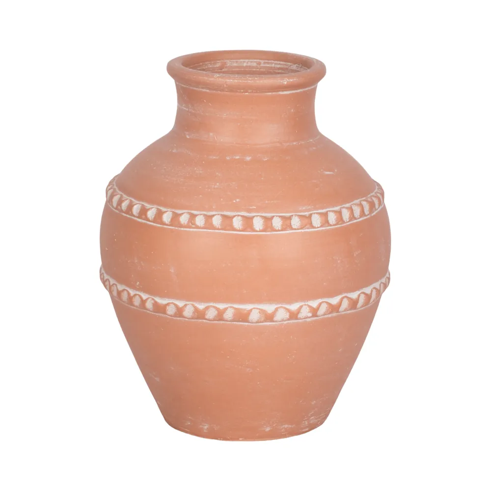 CLAYTONWORTH RED VASE 12 (IN)