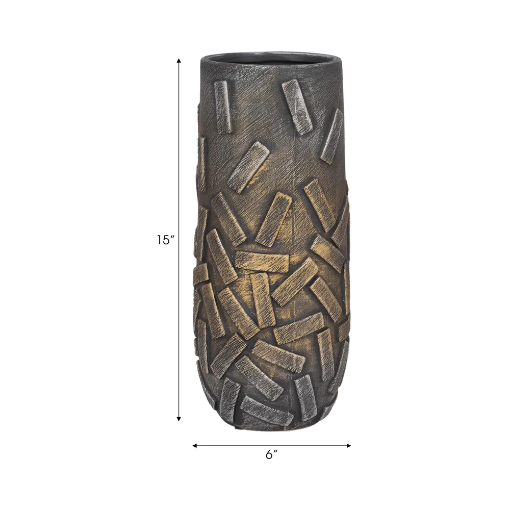 HAWLEYFORD BRONZE VASE 15 (IN)
