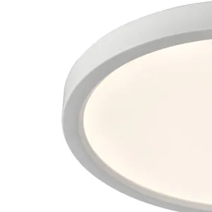 Titan 13'' Wide Integrated LED Down Light -  Round White 2
