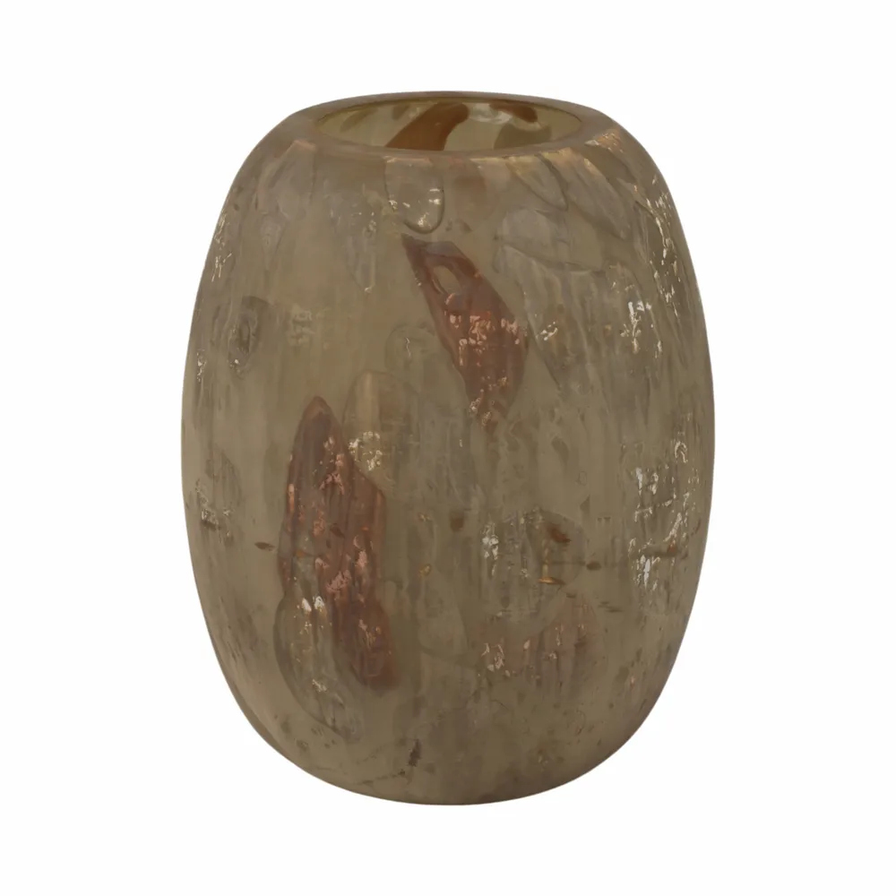 HENDONSIDE BROWN GLASS VASE 12 (IN)