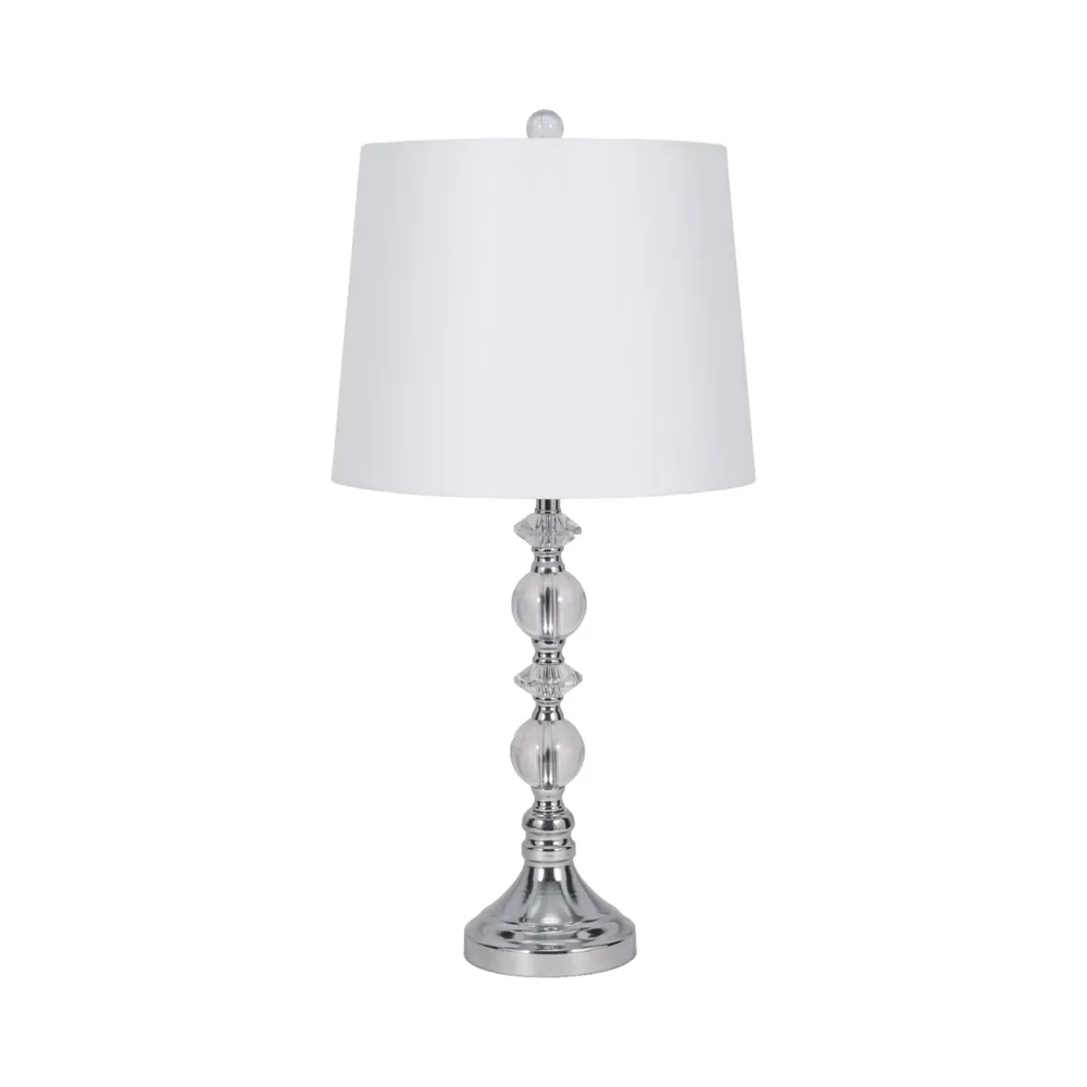 FARGOGATE SET OF 2 SILVER LAMPS 26 (IN)