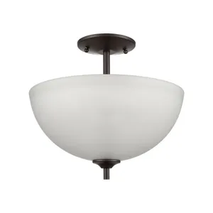 Jackson 14'' Wide 2-Light Semi Flush Mount - Oil Rubbed Bronze 4