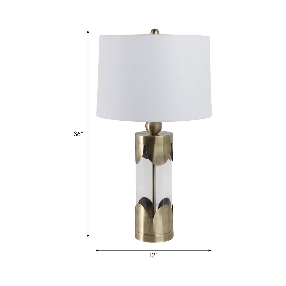 DANFORTHLAKE GOLD LAMP 30 (IN)