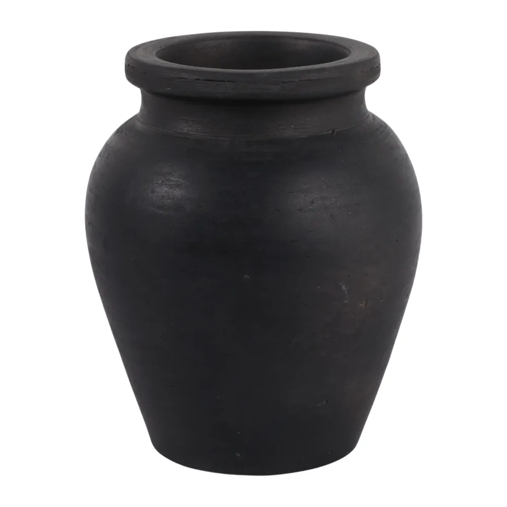 HAWLEYWORTH BLACK VASE 7 (IN)