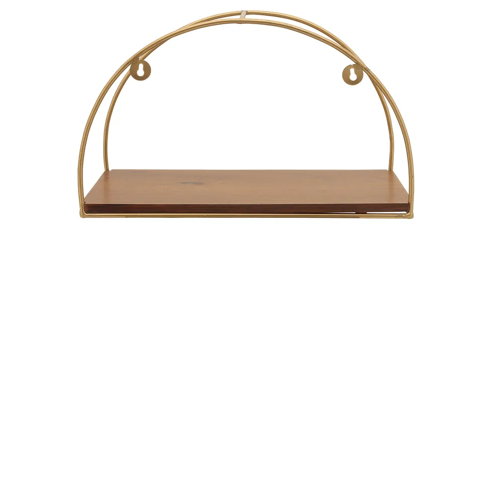 ENOCHBURN SET OF 3 BROWN WALL SHELF 12 (IN)