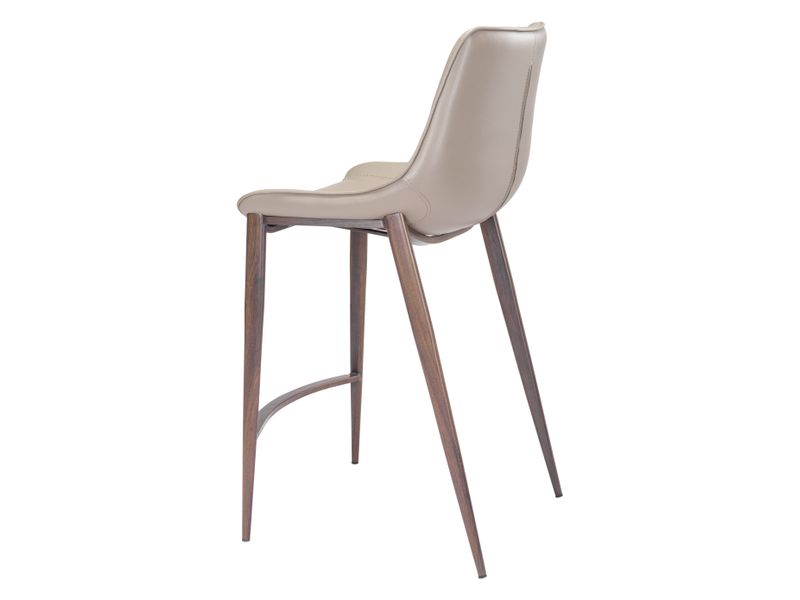 Magnus Counter Stool Brown & Walnut 6