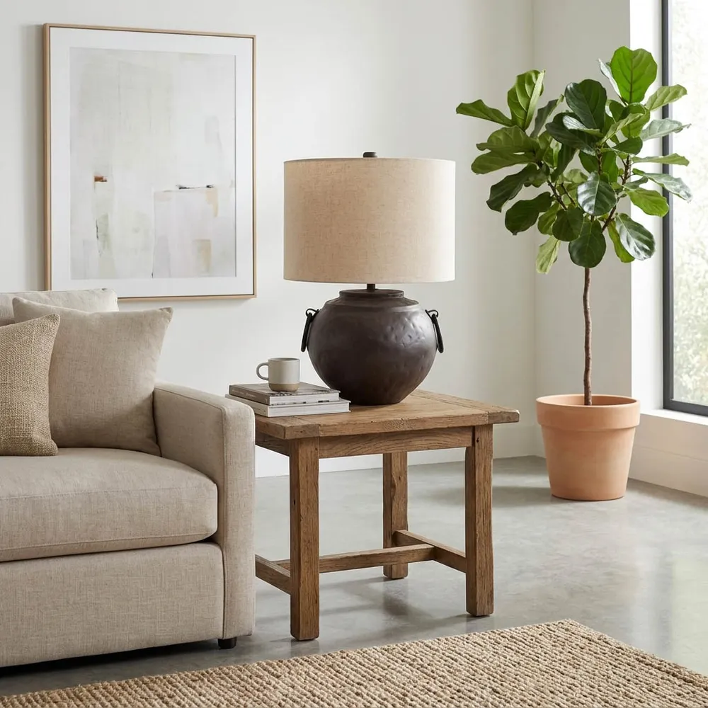 CORBINPARK BROWN LAMP 22 (IN)
