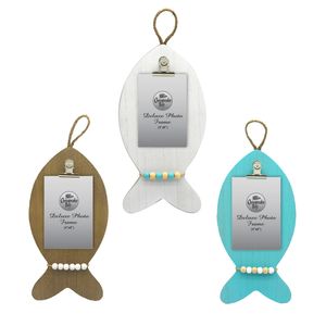 11-3/4" FISH PLAQUE WITH CLIP 3-ASST 1