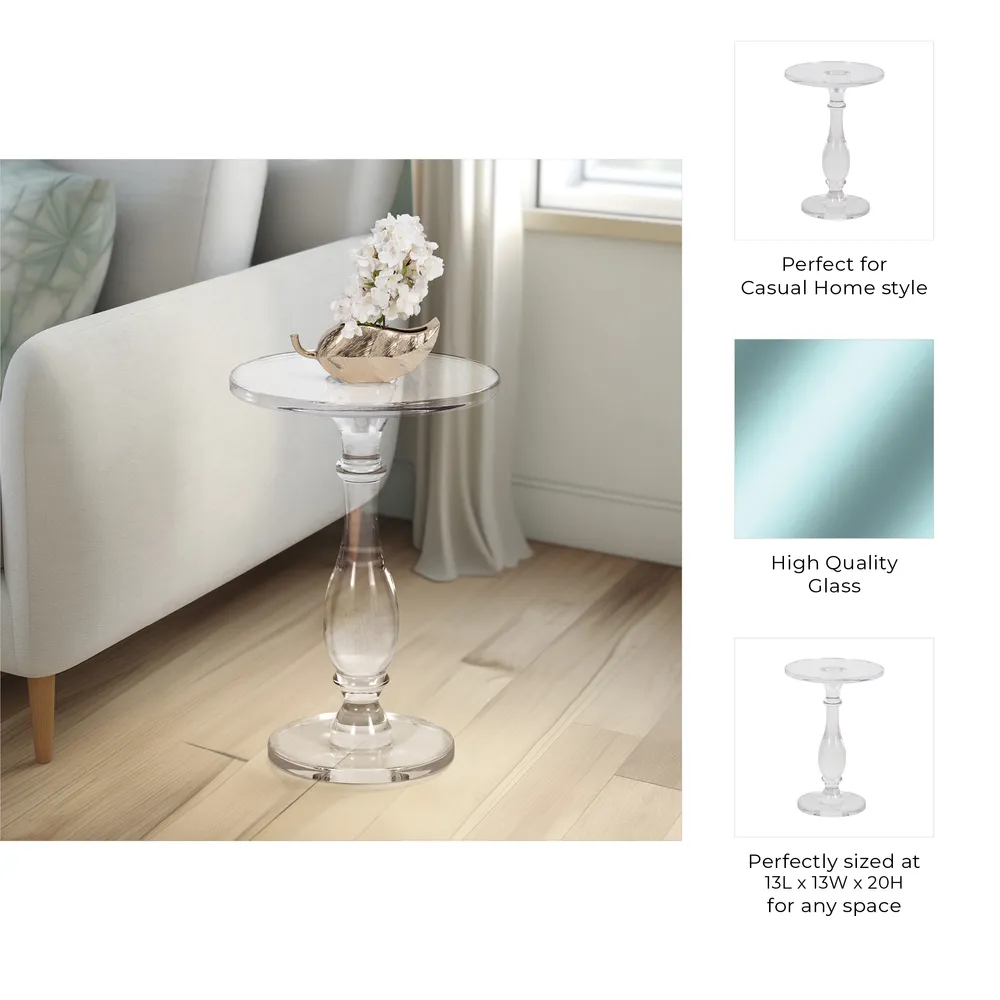 HESTONVIEW CLEAR TABLE 20 (IN)