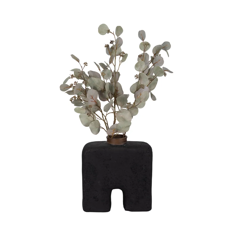 ROLANDCREST BLACK VASE 13 (IN)