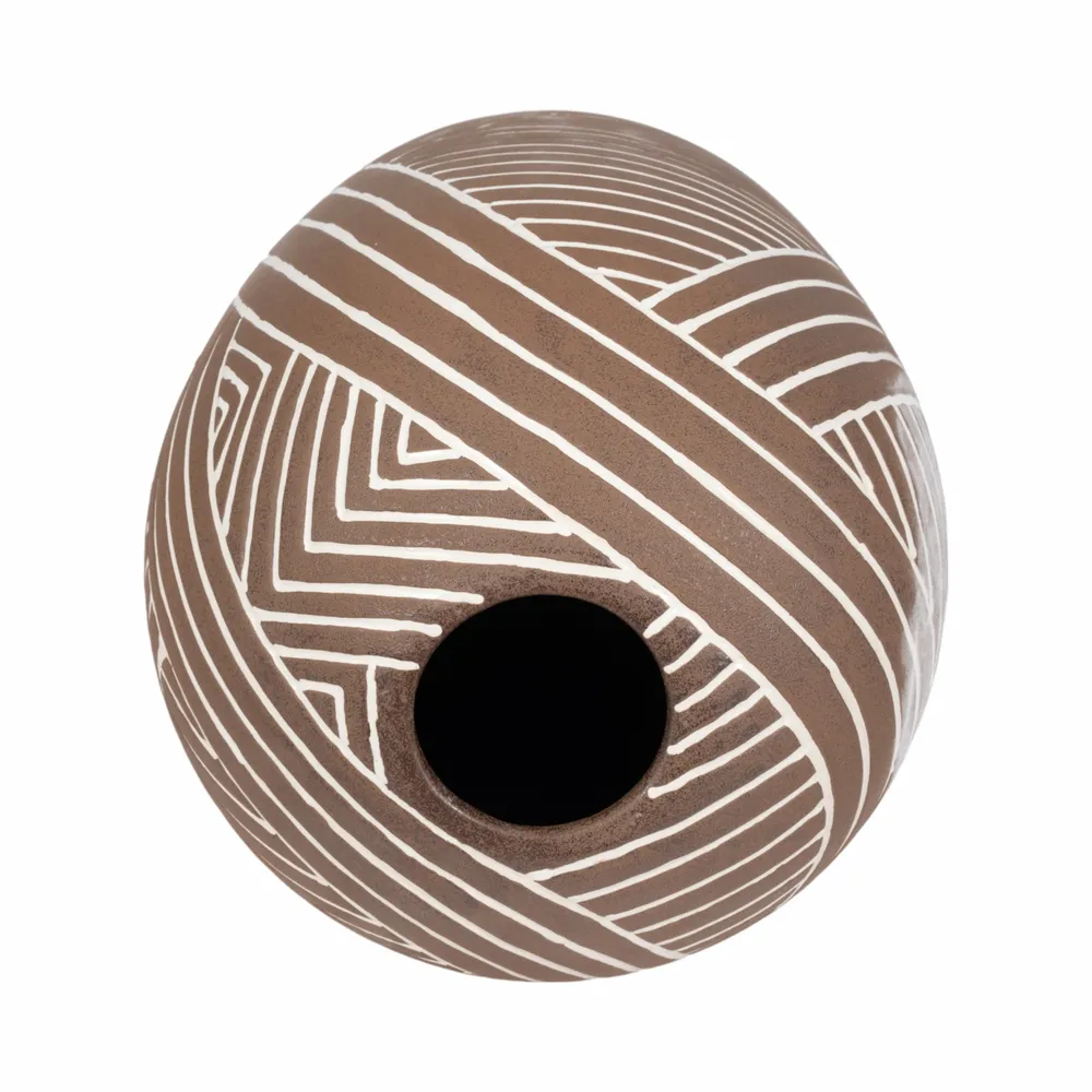DEANVALE BROWN VASE 22 (IN)