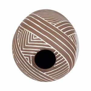 DEANVALE BROWN VASE 22 (IN) 6