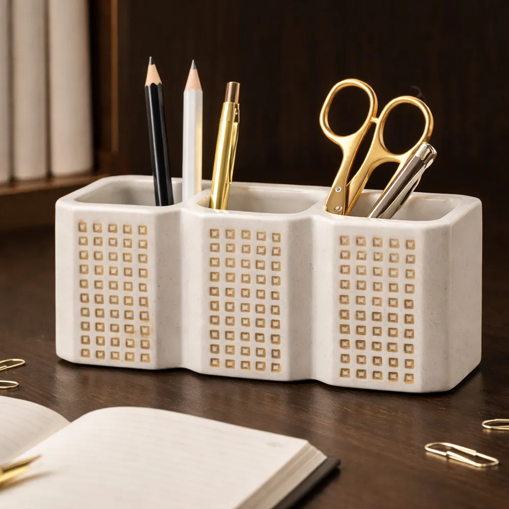 HAYWOODRUN IVORY PEN HOLDER 4 (IN)