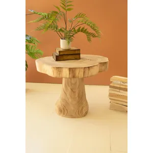 Live-Edge Wood Accent Table 3