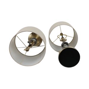 BRAXTONLAKE SET OF 2 GOLD LAMPS 26 (IN) 7